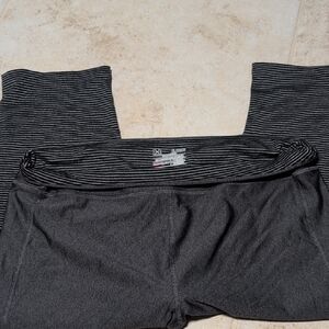 Under Armour Kids Black Striped Leggings